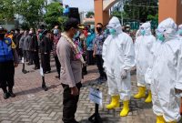 Lawan covid-19, Pemkab Sidoarjo bangun kampung Tangguh Semeru. (Fahmi/SJ Foto)