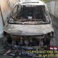 Bangkai mobil Toyota Alphard milik via Vallen yang dibakar seseorang pada Selasa dini hari, 30/06/2020. (Polres Sidoarjo for seputarjatim.com)