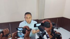 Polda Jatim memberikan keterangan pers terkait penyelidikan kasus seks fetish, Jumat, 31/07/2020. (Yudha/SJ Foto)