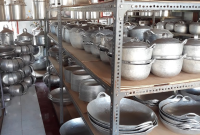 Tumpukan peralatan dapur karya pengrajin Desa Kalianget Timur. (Foto Istimewa)