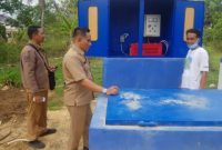 Bagian ESDA Pemkab Sumenep membangun rumah pompa di Pondok Pesantren Al Karimiyah, Desa Beraji, Kecamatan Gapura, Kabupaten Sumenep, Jawa Timur. (Dok. Bagian ESDA Pemkab Sumenep)