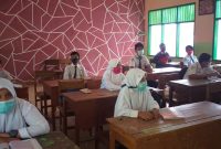 Protokol kesehatan diterapkan di semua jenjang sekolah di Kabupaten Sumenep, Jawa Timur, sejak KBM dimulai sejak Senin, 09/11/2020.(foto istimewa)