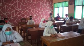 Protokol kesehatan diterapkan di semua jenjang sekolah di Kabupaten Sumenep, Jawa Timur, sejak KBM dimulai sejak Senin, 09/11/2020.(foto istimewa)