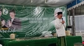 RB. Fattah Jasin berpidato dalam sebuah acara penyampaian visi dan misi beberapa waktu lalu. (Dok. Seputarjatim.com)