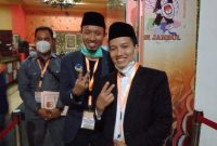 KH. Ali Fikri saat menghadiri debat kandidat Pilkada Sumenep, Senin, 23/11/2020 malam. (Didik/SJ Foto)