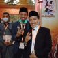 KH. Ali Fikri saat menghadiri debat kandidat Pilkada Sumenep, Senin, 23/11/2020 malam. (Didik/SJ Foto)