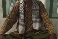 Foto: KH. Sarmada, Ketua Yayasan Raudlatul Murtasyidin, Desa Alas Malang, Kecamatan Raas