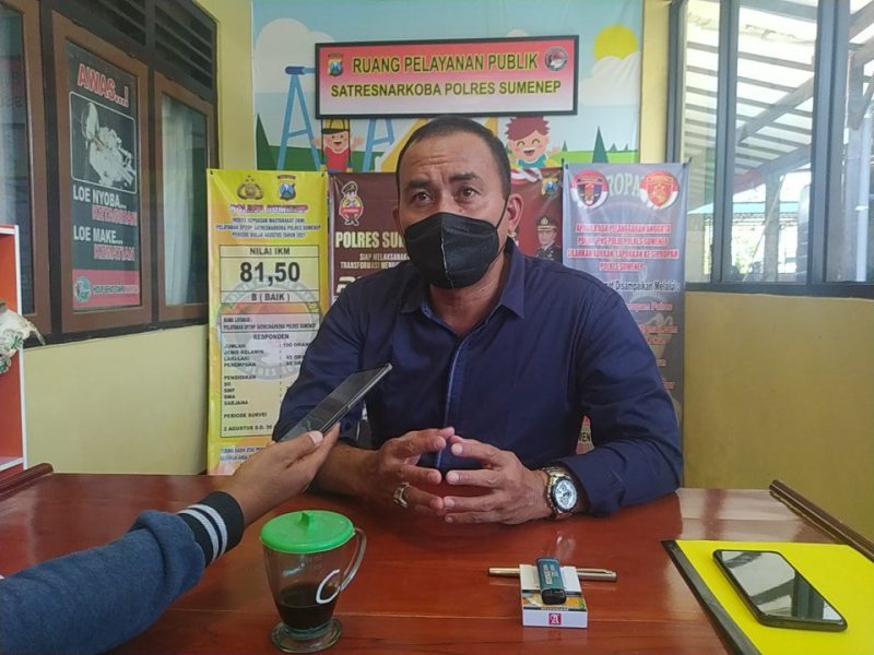 Iptu Taufik Hidayat,SH, Kasat Narkoba Polres Sumenep