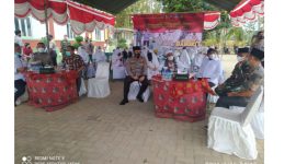 Foto: Bupati Sumenep Beserta Jajaran Saat Memantau Vaksinasi Di Ponpes Mathlabul Ulum Jambu (Seputarjatim.com) 