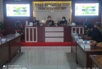 Foto: Kepala Dispertahortbun, Arif Firmanto, Didampingi Kepala BKPSDM Sumenep Dan Citra Amalia Selalu Koordinator Dari Lembaga Administrasi Negara (LAN) RI.