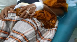 Foto: Samsul Korban Penganiayaan Yang Saat Ini dirawat Di RSUD. Moh. Anwar Sumenep. (Dok.Humas Polres Sumenep) 