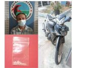 Foto: RA Bersama Barang Bukti Saat Diamankan Satresnarkoba Polres Sumenep