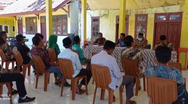 Foto: Suasana serah Terima jabatan antara PJ dengan Kades Jambu terpilih. 
