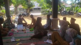 Foto: kegiatan vaksinasi di desa Jambu, kecamatan Lenteng. 