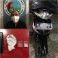Foto: MR Bersama Barang Bukti Saat Diamankan Satresnarkoba Polres Sumenep