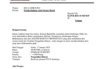 Foto: Surat Pemberitahuan Seruan Aksi Yang Ditujukan Kepada Kapolres Sumenep