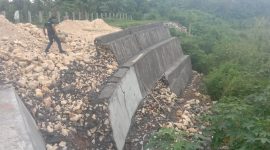 Foto: proyek TPT yang ada di desa Benaresep Timur, Kecamatan Lenteng. 