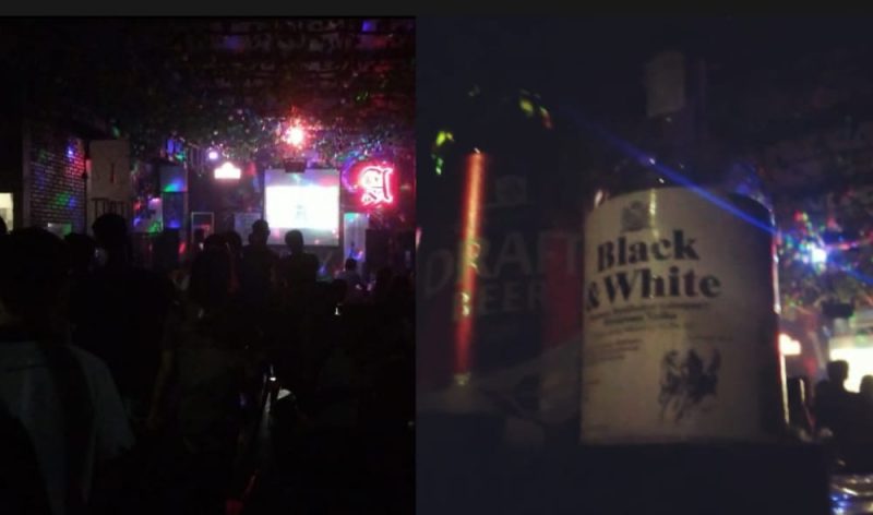 Foto: salah satu bukti cafe tersebut menjual miras dan dijadikan tempat dugem