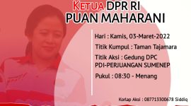 Foto: pampflet tolak kedatangan Puan Maharani disumenep