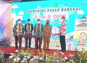 Bersama BI dan Bank Jatim, Bupati Sumenep Launching SIAP QRIS di Pasar Bangkal