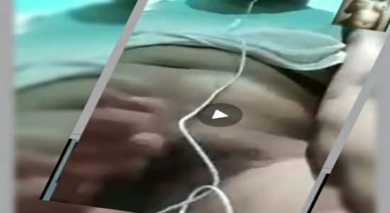 Foto: Screnshot video Oknum Kepsek SMP saat phon seks mesum bersama seorang cewek asal Surabaya