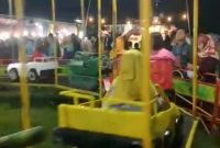 Foto: Screenshot vidio pasar malam di kecamatan Ambunten yang dikirim narasumber kepada media ini.