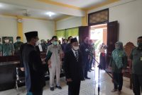 Foto:pengambilan sumpah jabatan juru sita pengganti yang digelar oleh PN Sumenep