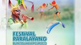 Foto: Pamflet Festival Paralayang Bupati Sumenep Cup 2022 (istimewa) 