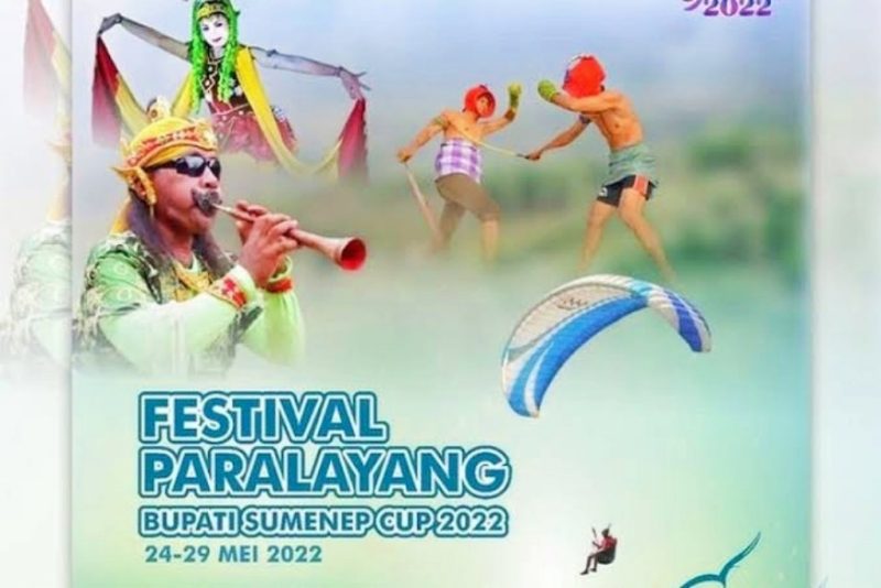 Foto: Pamflet Festival Paralayang Bupati Sumenep Cup 2022 (istimewa)