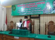 Hasan - Ulfah Jabat Panitera Pengganti, Ketua PN Sumenep: Tugasnya Sangat Vital, Jangan Sampai Ternodai Hasan – Ulfah Jabat Panitera Pengganti, Ketua PN Sumenep: Tugasnya Sangat Vital, Jangan Sampai Ternodai