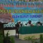 Foto: Pelepasan simbolis Calon Jamaah Haji Kabupaten Sumenep dan Manasik Akbar 2022, di Aula Kantor Kementerian Agama oleh Bupati Sumenep. 