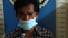 Foto: Tersangka saat berada di kantor  Satresnarkoba Polres Sumenep