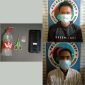 Foto: Kedua Tersangka saat berada di kantor  Satresnarkoba Polres Sumenep