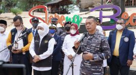 Foto: Gubernur Jawa Timur Khofifah Indar Parawansa saat berikan sambutan