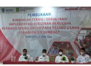 Buka Sosialisasi Implementasi Perizinan, Ini Harapan Bupati Sumenep Buka Sosialisasi Implementasi Perizinan, Ini Harapan Bupati Sumenep