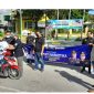 Foto:Akp Taufik Hidayat.,S.H beserta jajarannya menyapa warga sambil mensosialisasikan bahaya narkoba