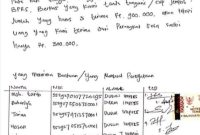 Foto: Surat pernyataan yang ditanda tangani oleh KPM Desa Saobi, Kecamatan Kangayan, sumenep