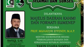 Foto: Rafiqi, S. HI, anggota KPU Sumenep bidang Divisi SDM dan Partisipasi Masyarakat
