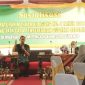 Foto: Ketua PN Sumenep Arie Andhika Adikresna saat mensosialisasikan Perma No 4/2019
