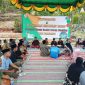 Foto:Kepala desa Pagarbatu didamping ketua pokdarwis menggelar silaturrahim di wisata bukit tawap leng-leng desa pagarbatu, kecamatan saronggi
