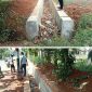 Foto:Proyek drainase yang berlokasi di desa Jabaan manding
