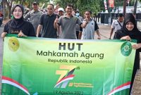 Foto: PN Sumenep melaksanakan JJS dan senam bersama
