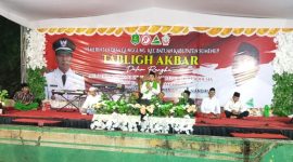 Foto:Tabligh akbar yang diadakan di desa Gunggung, kecamatan batuan sumenep