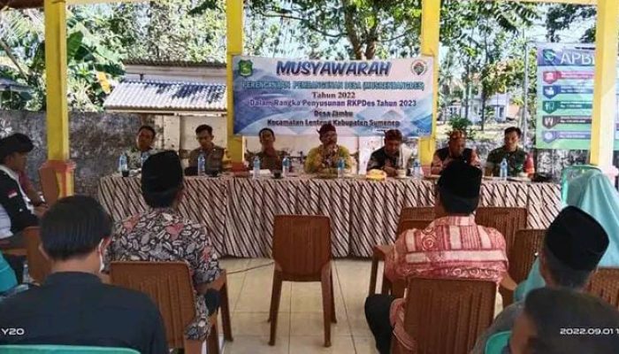 Musrenbang Desa Jambu untuk RKP Desa tahun 2023, Ini Harapan Pemdes ke Depan