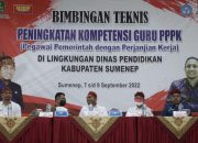 Tingkatkan Mutu Pendidikan, Diknas Sumenep Gelar Bimtek Bagi Guru P3K