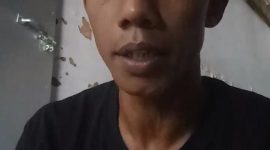 Foto:Syaiful Bahri warga Desa Kerta Barat, Kecamatan Dasuk