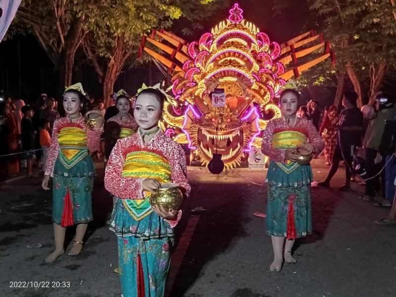 Foto:Salah satu peserta festival musik tong-tong 2022