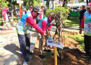 Percantik Kota Sumenep, Achmad Fauzi Tanam Ratusan Pohon Di Taman Adipura