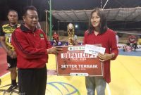 Foto:Kintan Dear Love Islamy ,setter terbaik Bupati Cup 2022