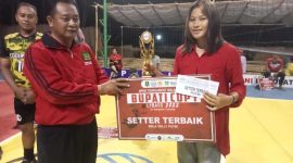 Foto:Kintan Dear Love Islamy ,setter terbaik Bupati Cup 2022